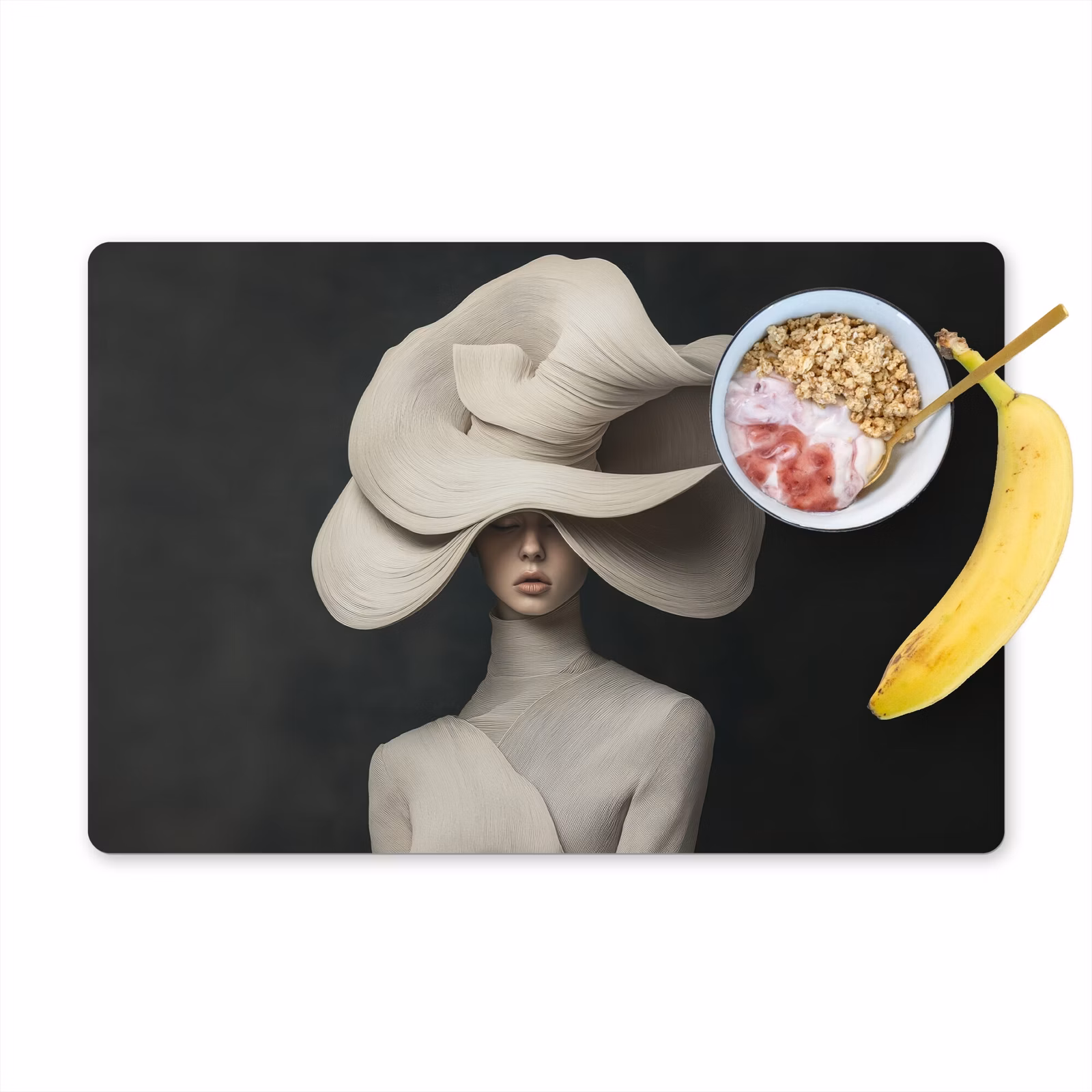 Vinilo para manteles individuales - Moderno - Mujer - Sombrero — 1