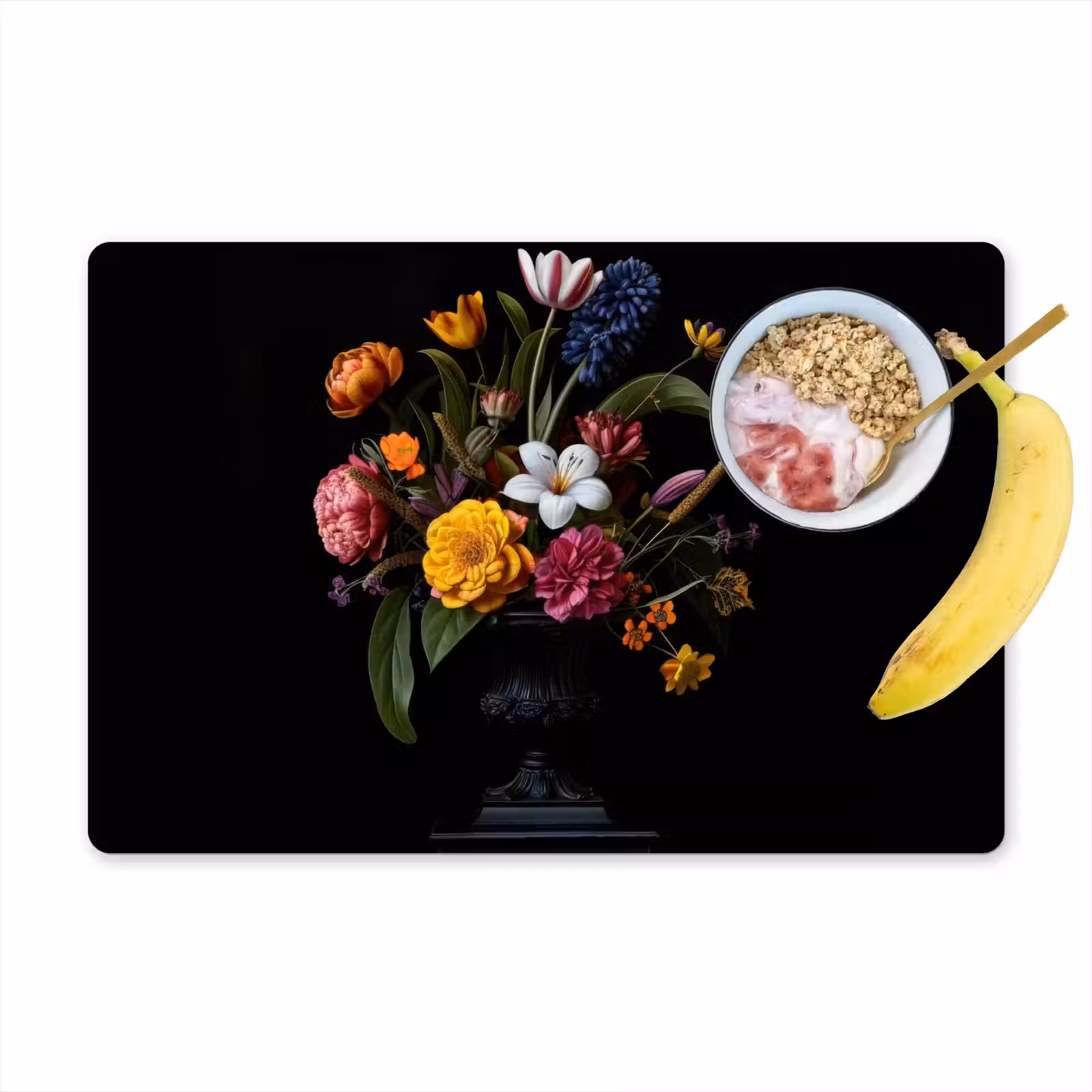 Vinilo para manteles individuales - Primavera - Flores - Clásico - Jarrón — 1