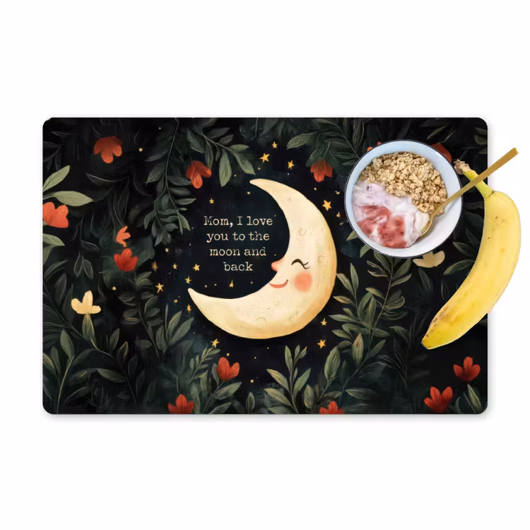 Salvamanteles - Luna - Cita - Flores - Estrellas — 1