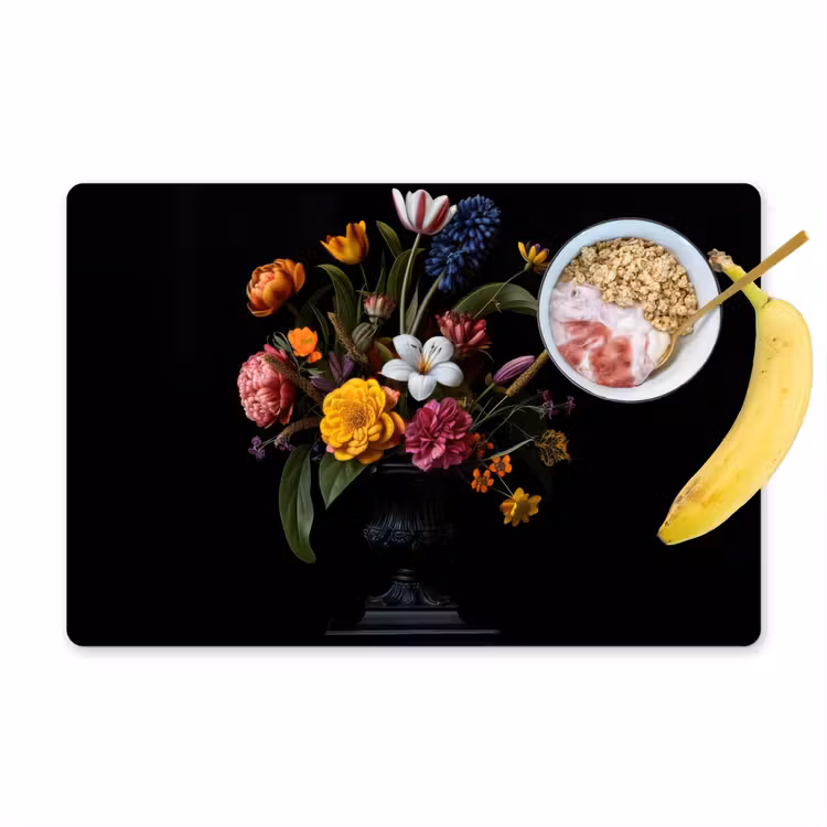 Vinilo para manteles individuales - Primavera - Flores - Clásico - Jarrón — 1