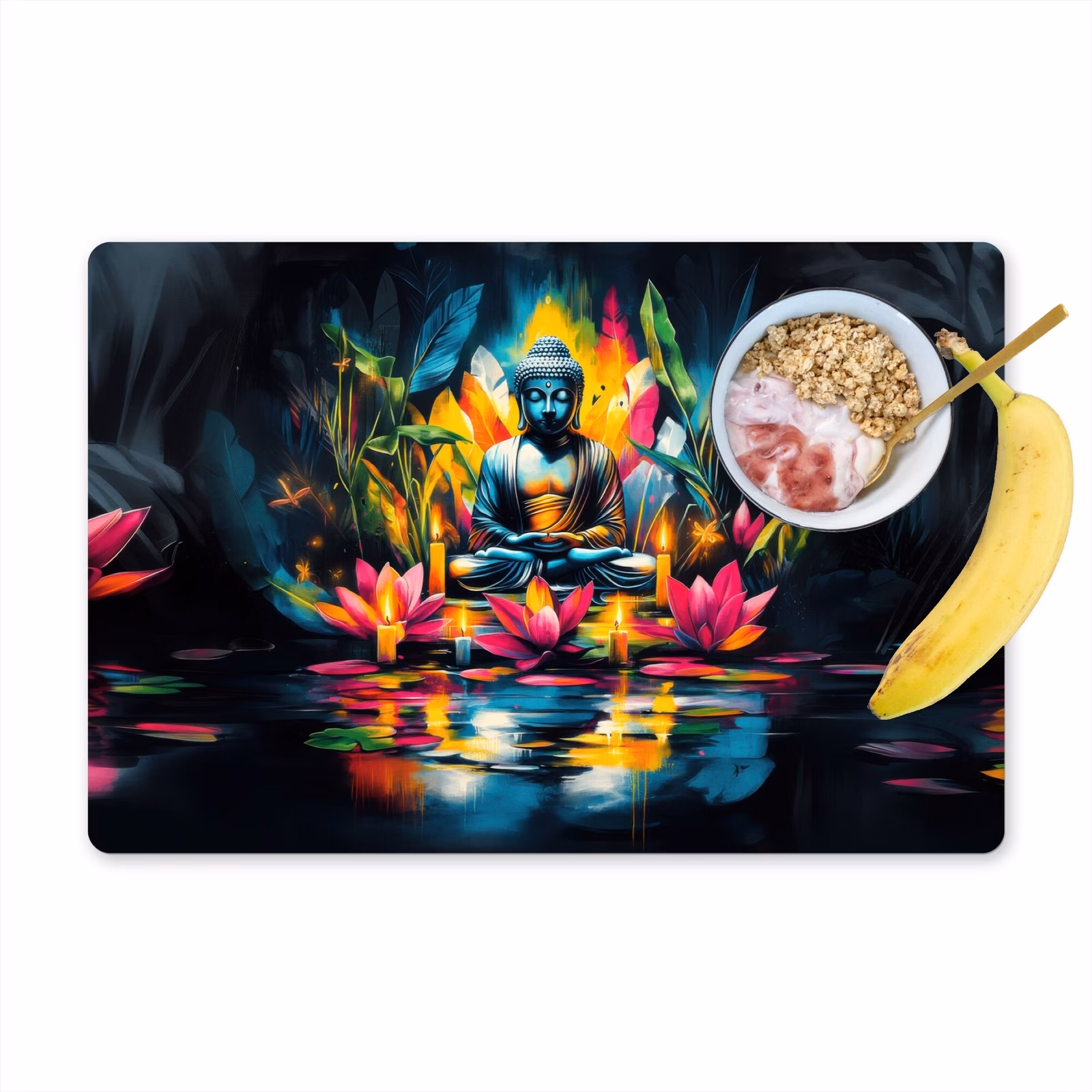 Salvamanteles - Velas - Flores - Buda - Agua — 1