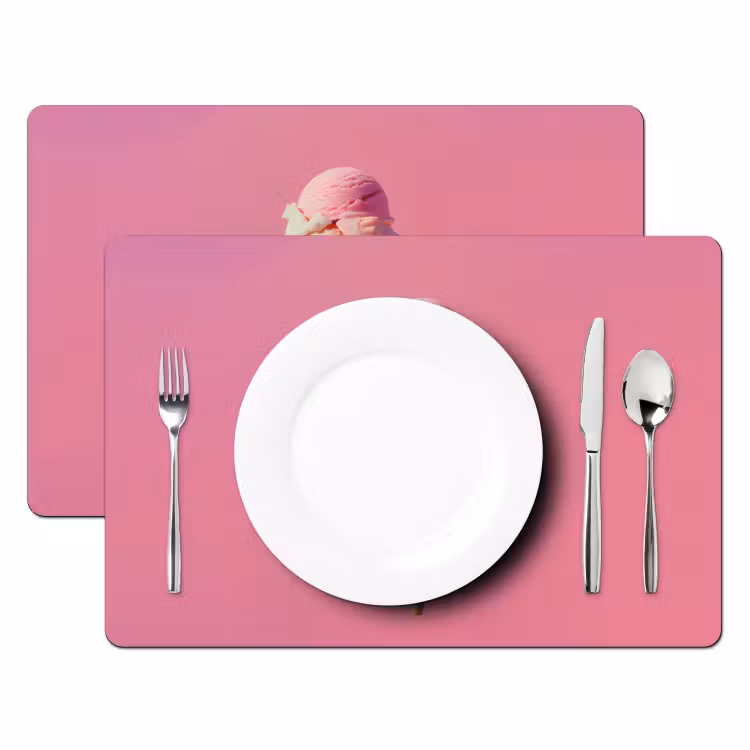 Salvamanteles - Cuerno - Pala de helado - Rosa — 2