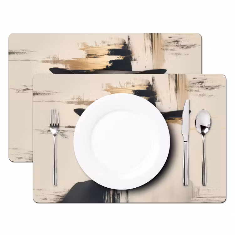 Vinilo para manteles individuales - Mujer - Sombrero - Pintura — 2