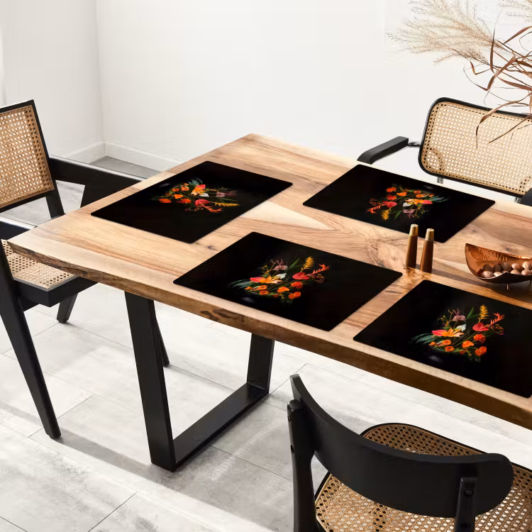 Vinilo para manteles individuales - Cuenco - Ramo - Flores — 4
