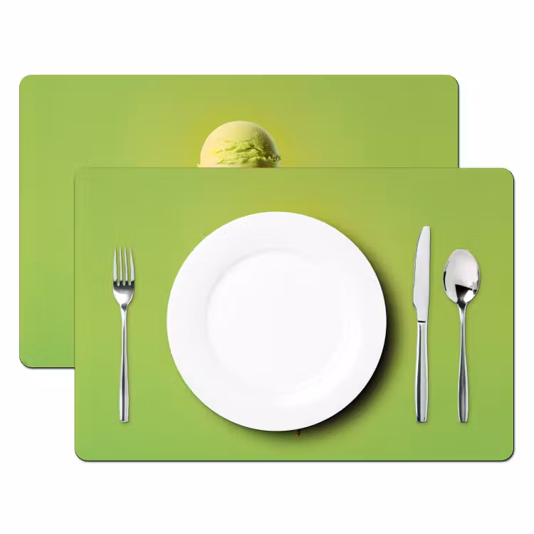 Salvamanteles - Cuerno - Pala de helado - Verde — 2