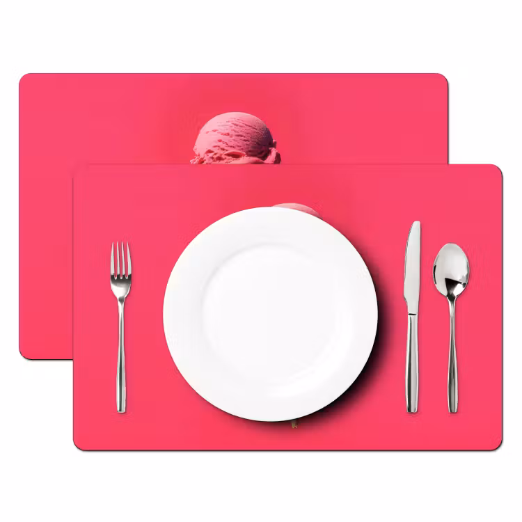 Salvamanteles - Pala helado - Rosa - Cuerno — 2