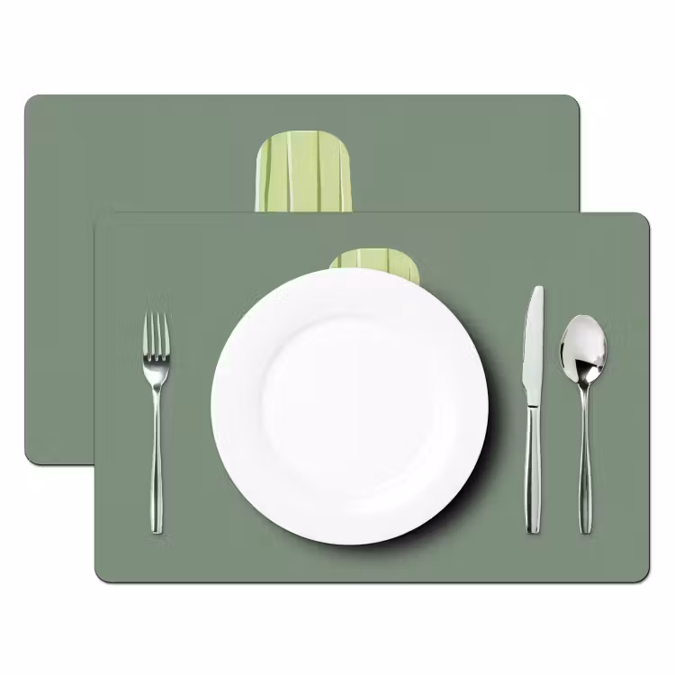 Salvamanteles - Verde - Helado de agua - Palo - Ilustración — 2