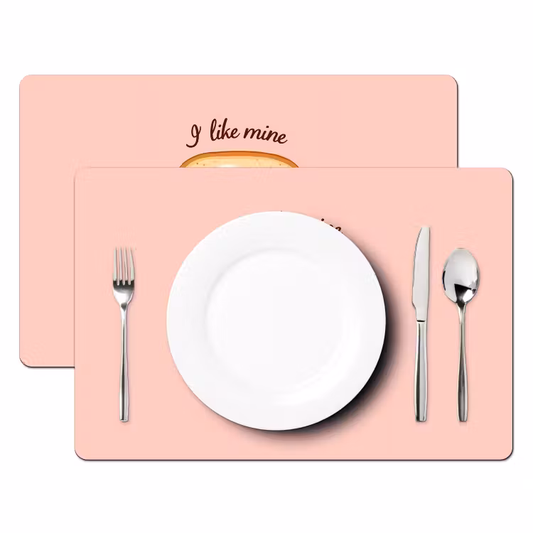 Salvamanteles - Pan - Ilustración - Cita - Rosa — 2
