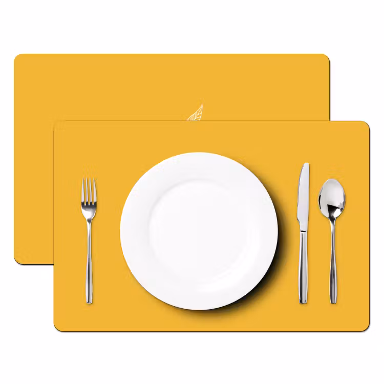 Vinilo para manteles individuales - Limones - Ilustración - Minimalista - Amarillo — 2