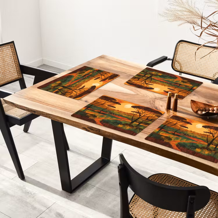Vinilo para manteles individuales - Paisaje - Africano - Sol — 4