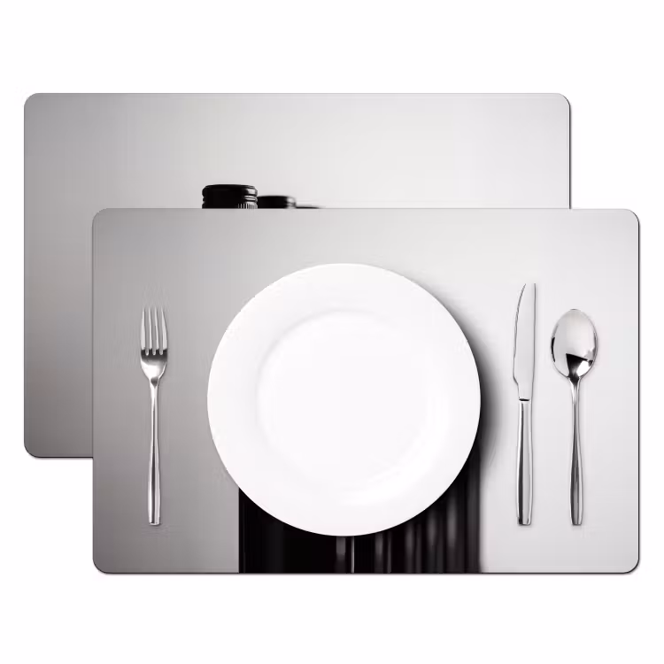 Salvamanteles - Botellas de vino - Negro - Minimalista — 2