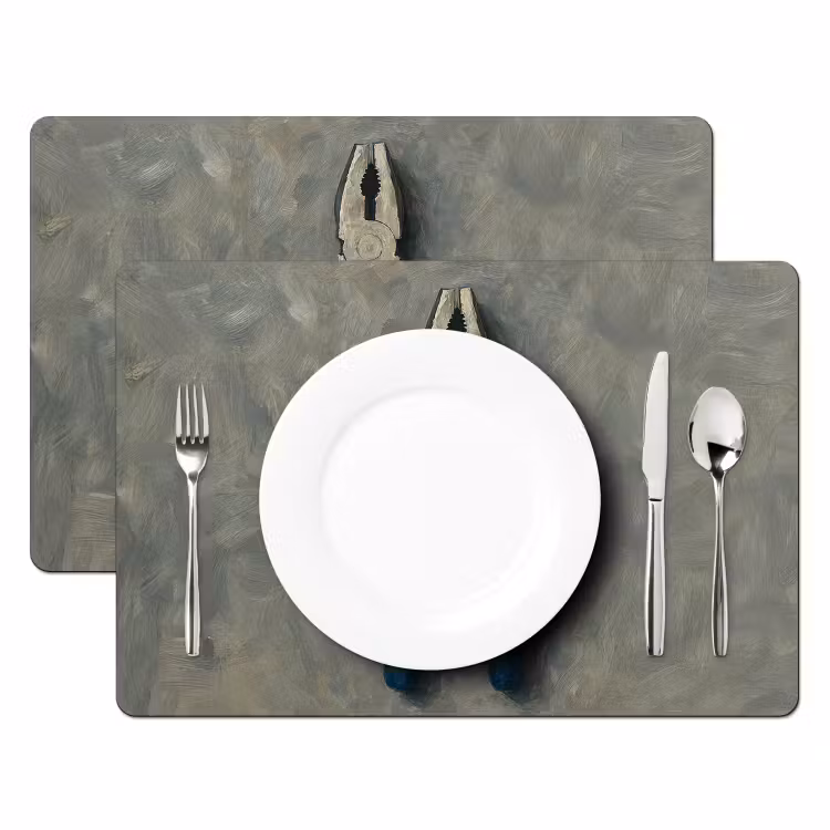Vinilo para manteles individuales - Alicates - Pintura - Textura - Pintura — 2