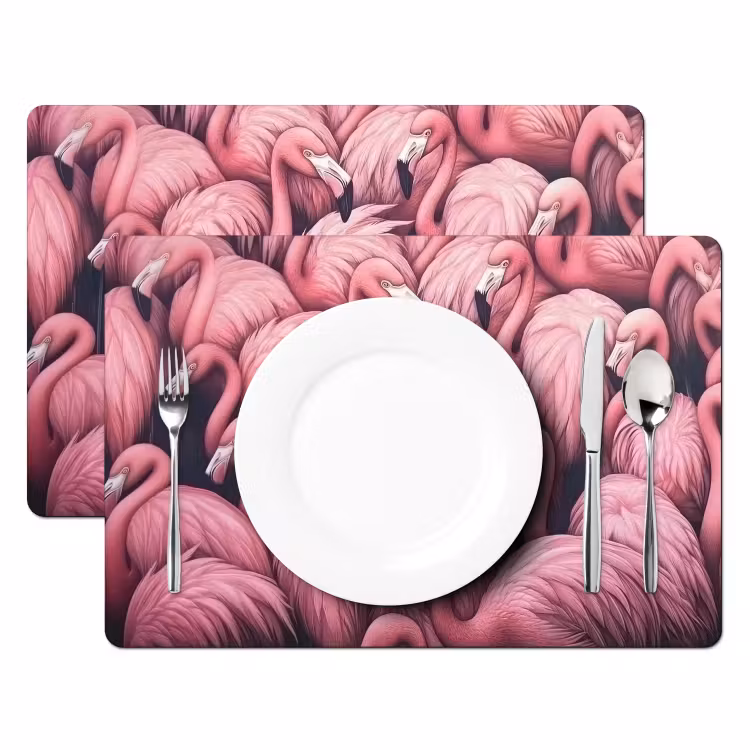 Vinilo para manteles individuales - Flamingo - Rosa - Animales — 2