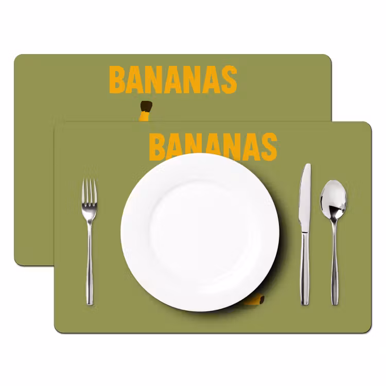 Salvamanteles - Banana - Minimalista - Amarillo — 2