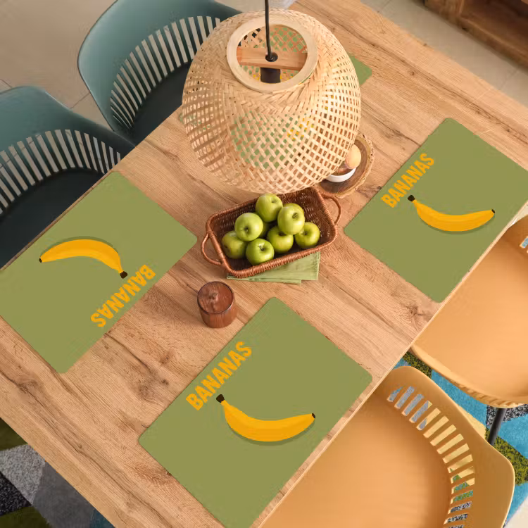 Salvamanteles - Banana - Minimalista - Amarillo — 3