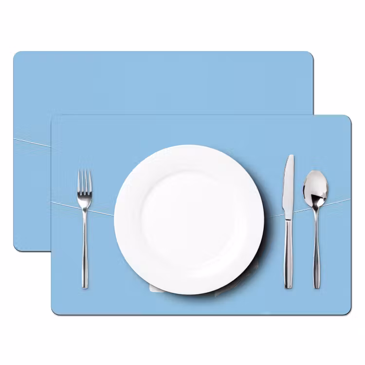 Salvamanteles - Sábanas - Tendedero - Azul - Minimalista — 2