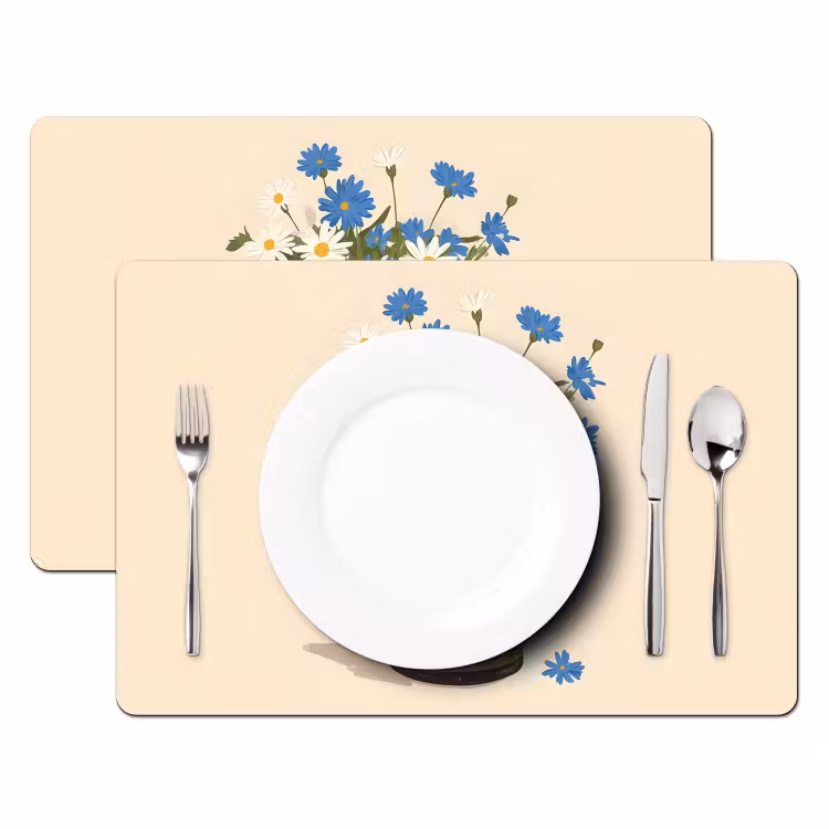 Vinilo para manteles individuales - Café - Lata - Minimalista - Flores — 2