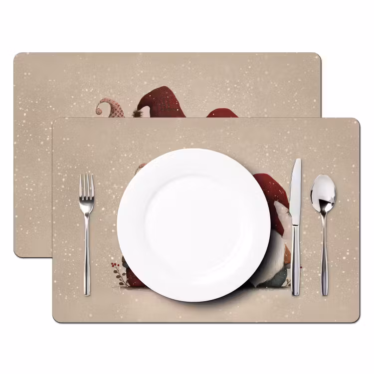Salvamantel – 6 piezas - Gnomos - Navidad - Nieve - Sombreros puntiagudos — 2