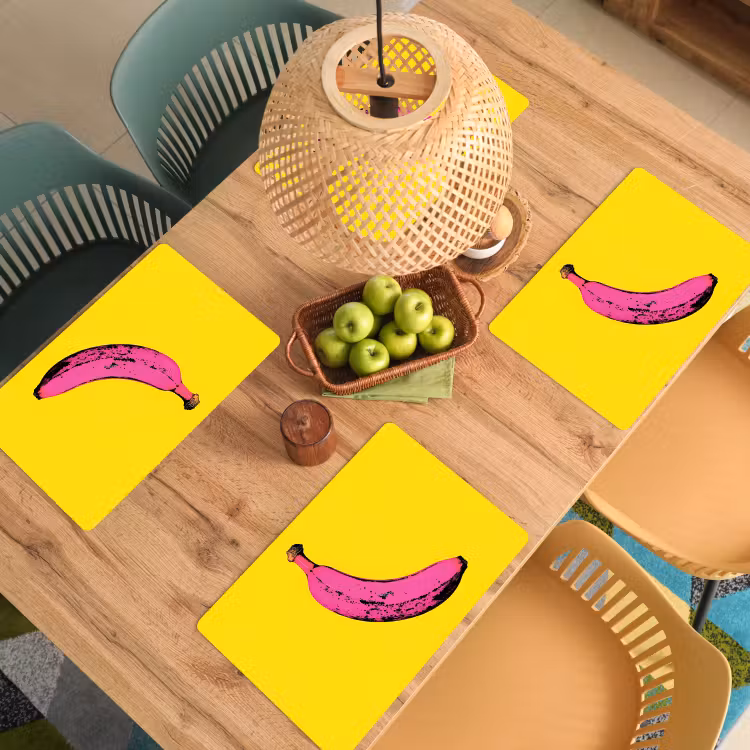 Vinilo para manteles individuales - Banana - Gráfico - Amarillo — 3