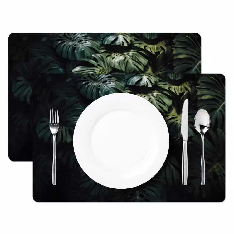 Vinilo para manteles individuales - Planta - Monstera - Ligera — 2