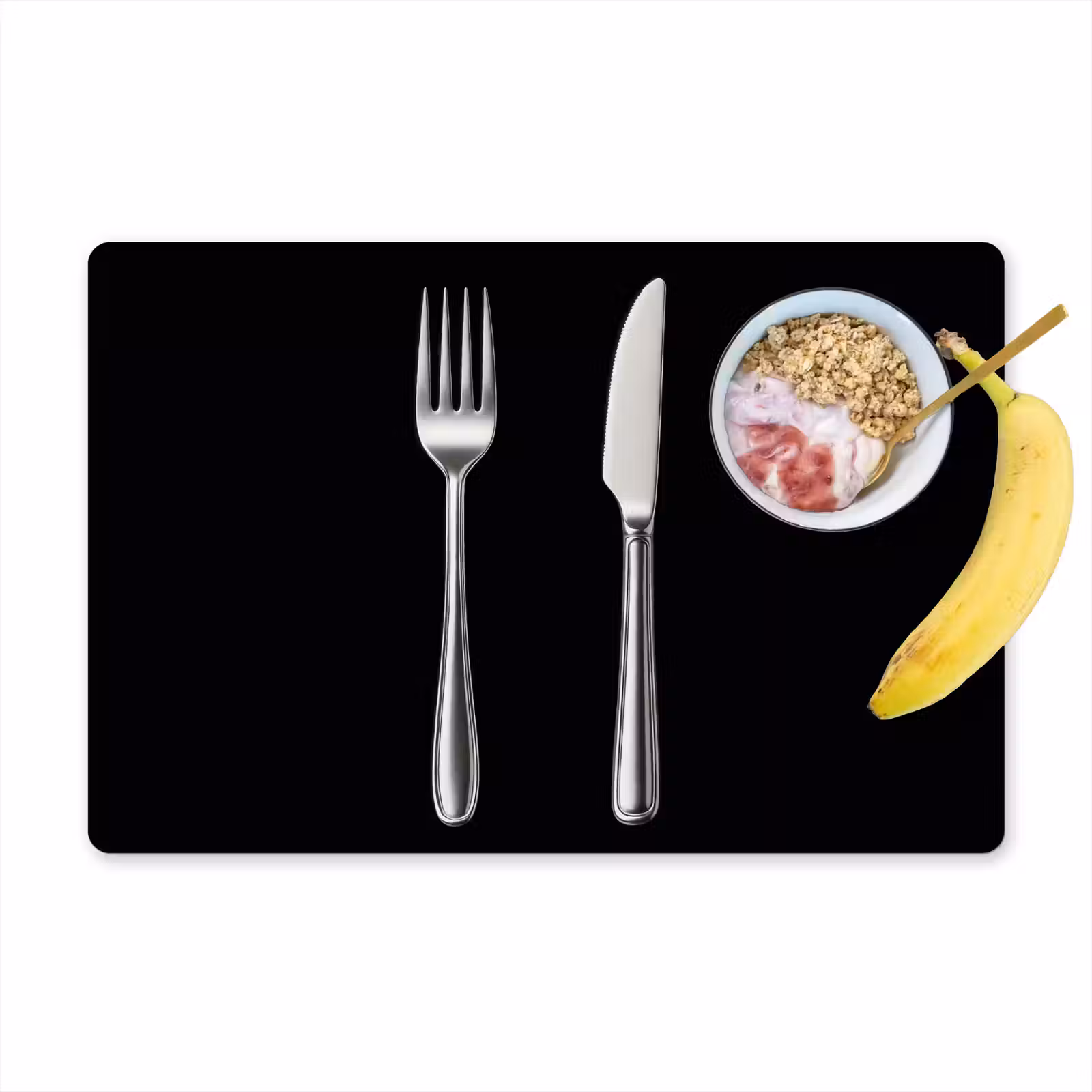 Vinilo para manteles individuales - Cubiertos - Clásicos - Elegantes — 1