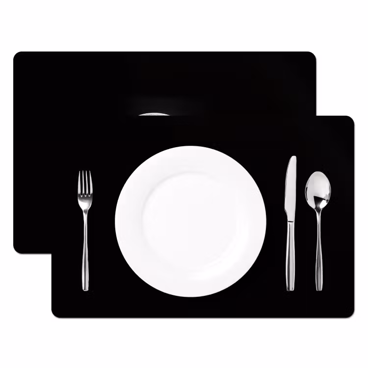 Vinilo para manteles individuales - Luna - Cielo - Negro - Sombra — 2
