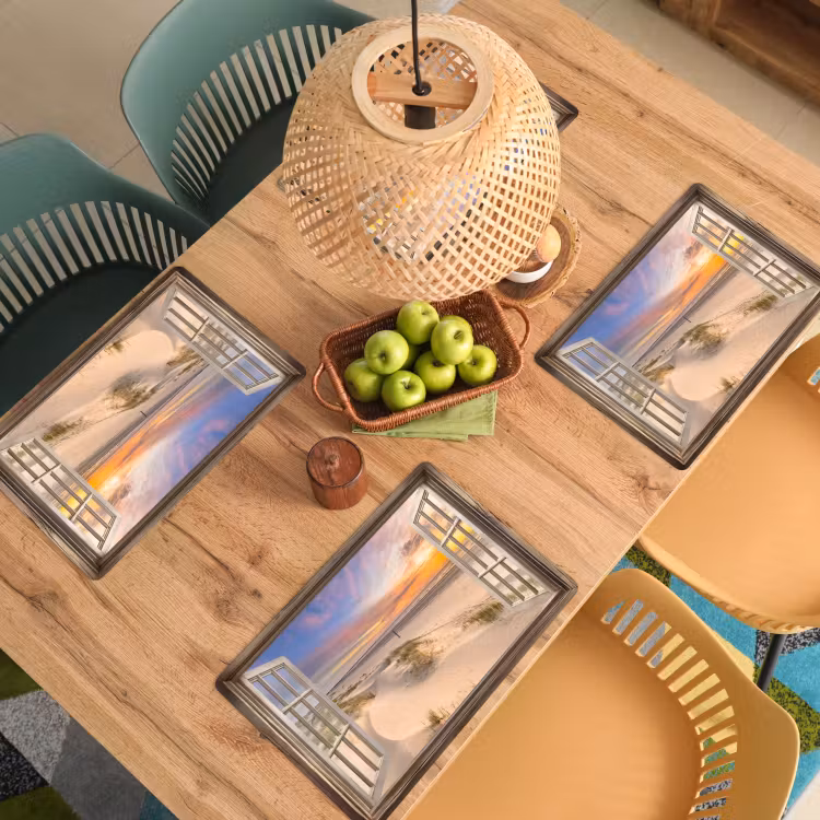 Vinilo para manteles individuales - vista - Playa - Dunas - Naturaleza - Paisaje — 3