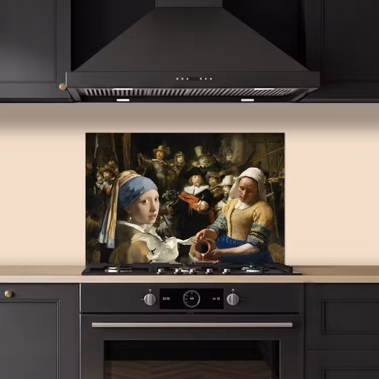 Salpicaderos de cocina - Pintura - Maestros antiguos - Cisne — 5