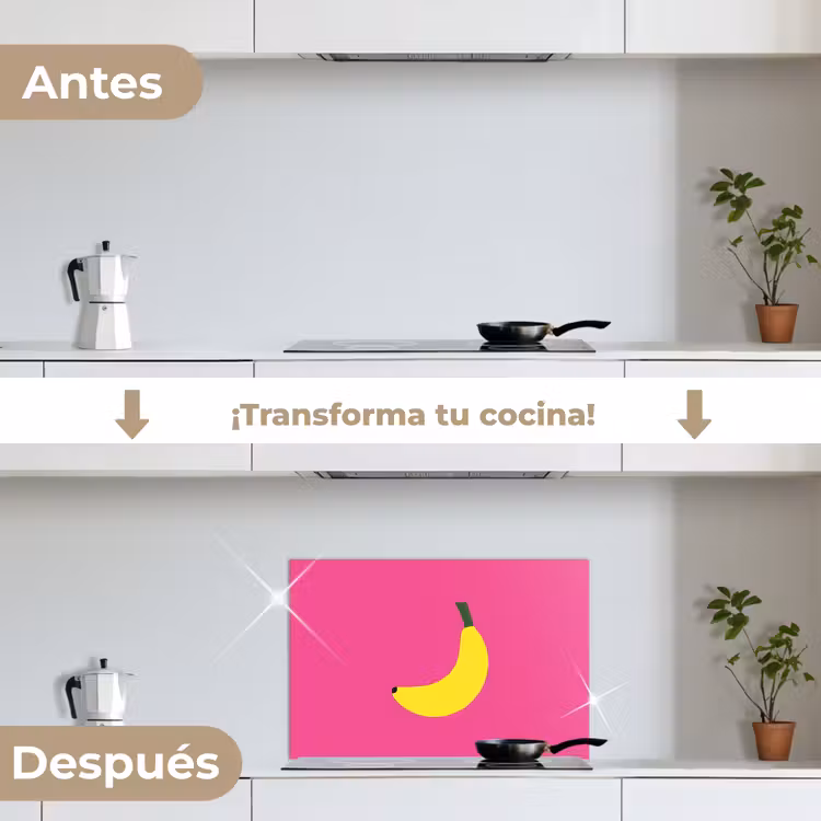 Salpicaderos de cocina - Plátano - Amarillo - Fruta — 7