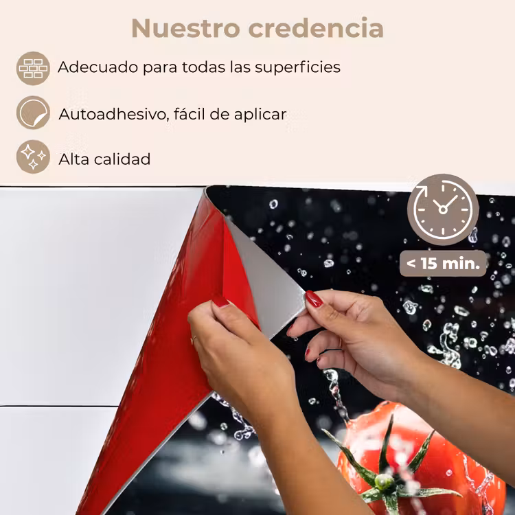 Salpicaderos de cocina - Sinfonía de tomate en agua — 4