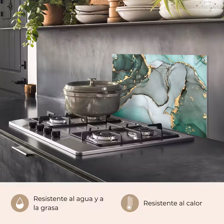 Salpicaderos de cocina - Sueños verde mar — 2