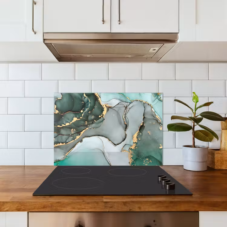 Salpicaderos de cocina - Sueños verde mar — 3