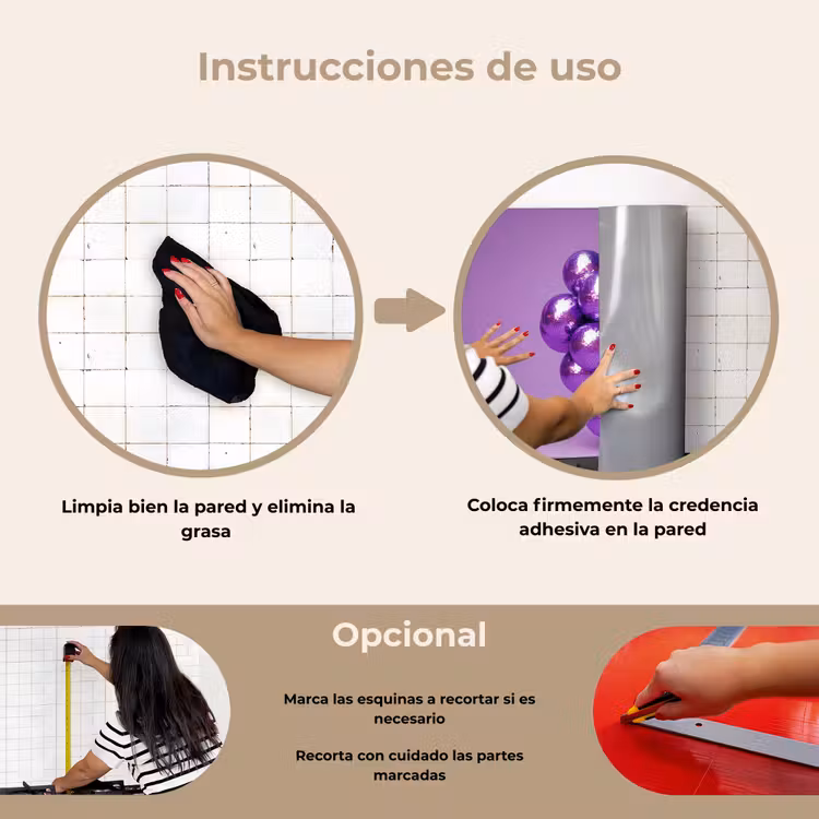 Salpicaderos de cocina - Uva - Disco - Purpurina - Morado — 6