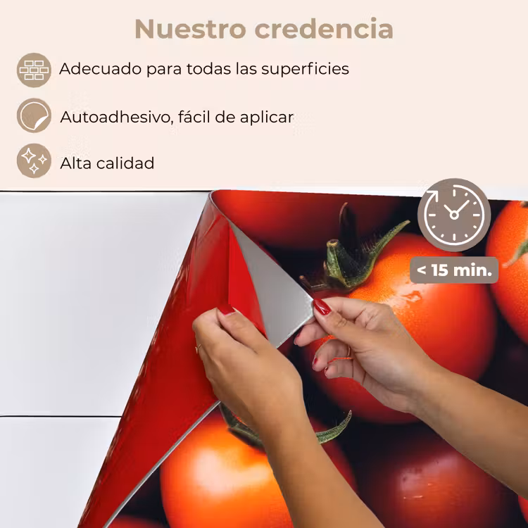 Salpicaderos de cocina - Verduras - Rojas - Tomates — 4