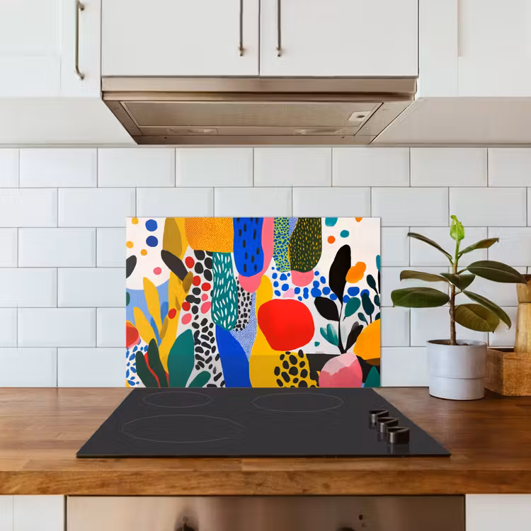 Salpicaderos de cocina - Puntos - Formas - Moderno - Colores — 3