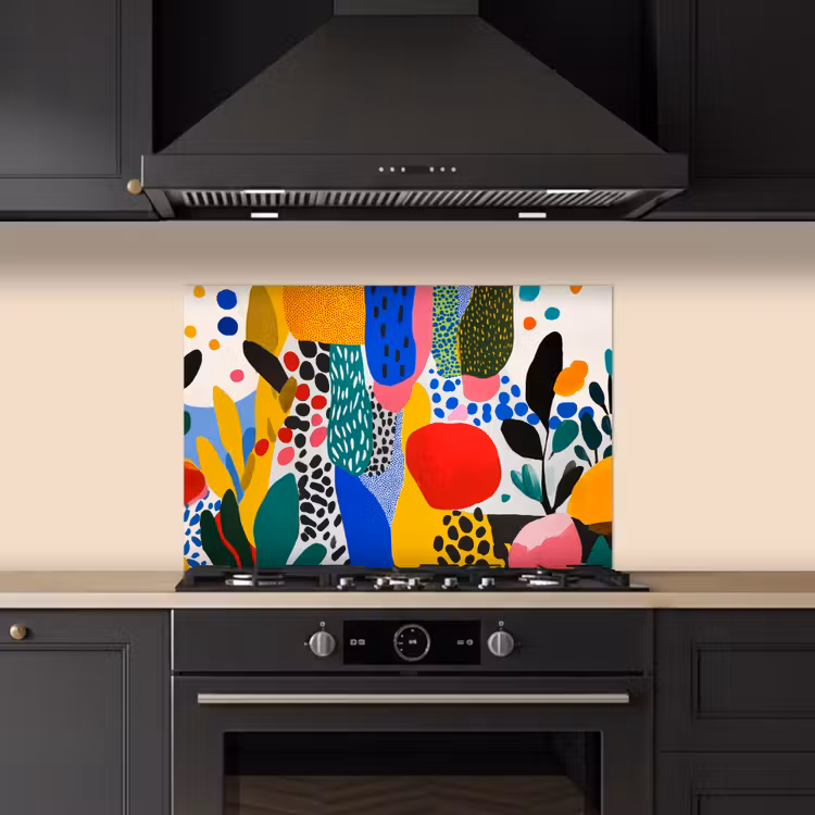 Salpicaderos de cocina - Puntos - Formas - Moderno - Colores — 5