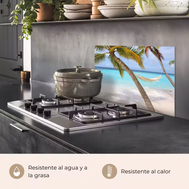 Salpicaderos de cocina - Relajación en el trópico — 2