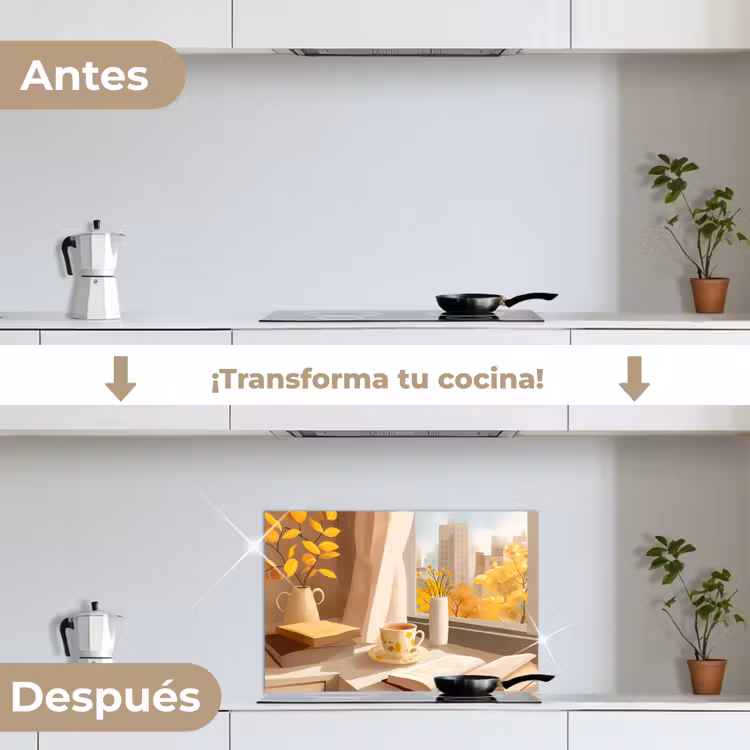 Salpicaderos de cocina - Té - Libro - Té - Otoño — 7