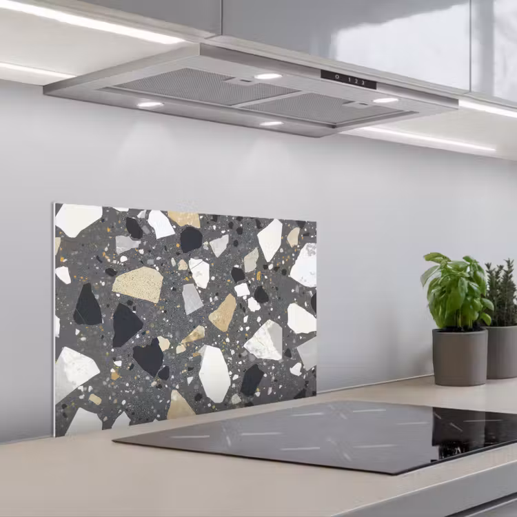 Salpicaderos de cocina - Terrazo - Decoración - Piedras — 1