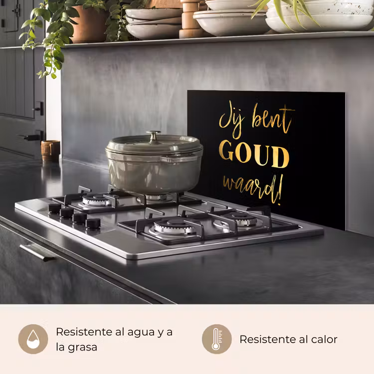 Salpicaderos de cocina - Proverbios - Tú vales oro - Citas — 2