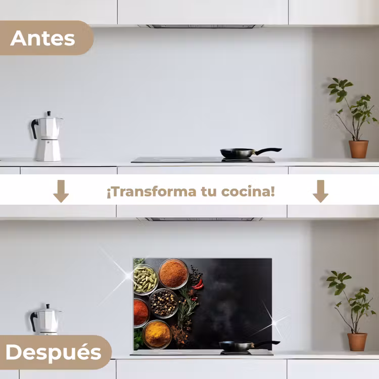 Salpicaderos de cocina - Vasos - Bandejas - Hojas - Hierbas — 7