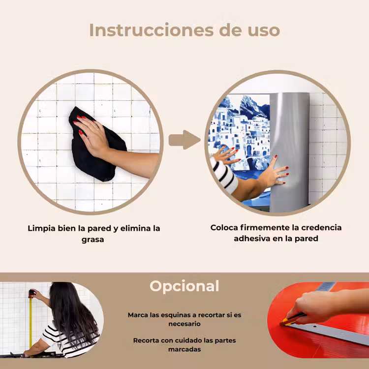 Salpicaderos de cocina - Pueblo - Muro de roca - Bote de remos - Agua — 6