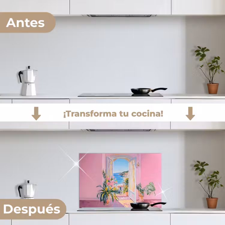 Salpicaderos de cocina - Rosa - Exterior - Pintura — 7