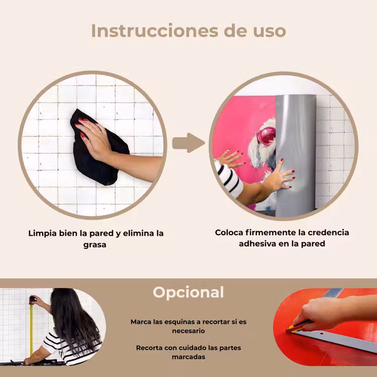 Salpicaderos de cocina - Rosa - Perro - Burbuja — 6