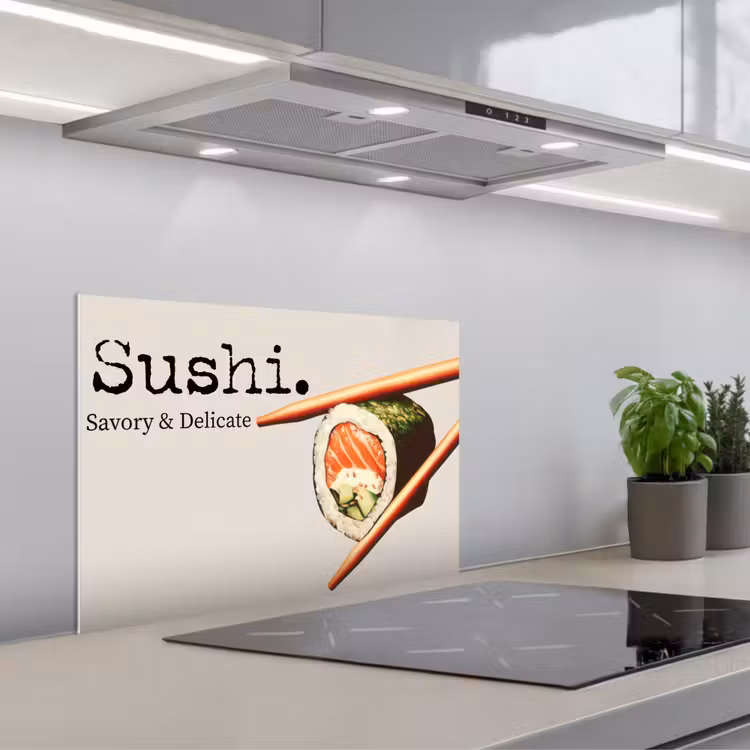 Salpicaderos de cocina - Sushi - Salmón - Arroz - Japonés — 1