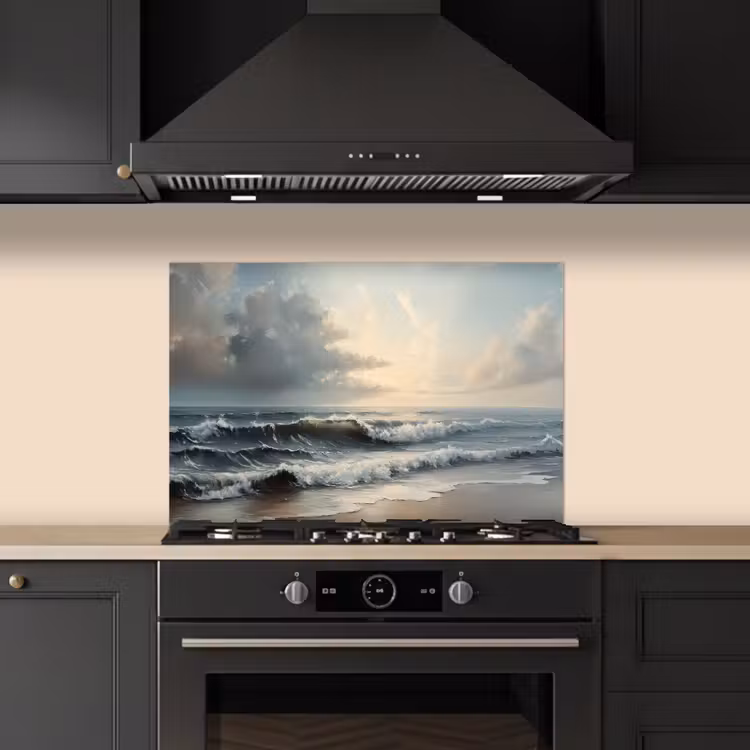 Salpicaderos de cocina - Playa - Mar - Puesta de sol — 5