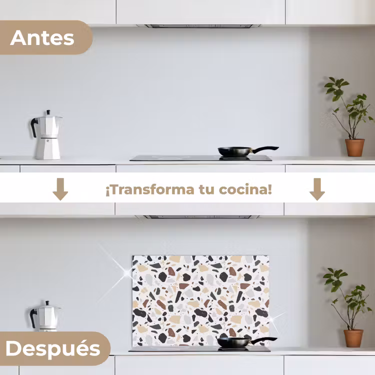 Salpicaderos de cocina - Terrazo - Motivo - Colorido - Arcilla — 7