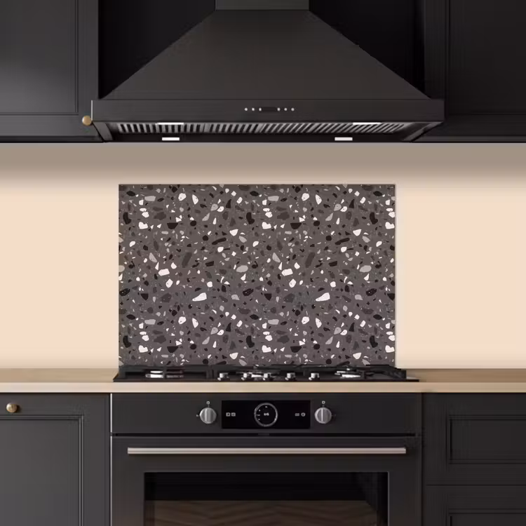 Salpicaderos de cocina - Terrazo - Motivo - Gris — 5