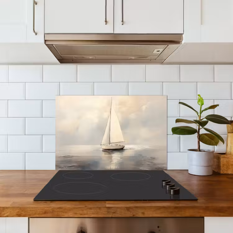 Salpicaderos de cocina - Velero - Mar - Nublado — 3