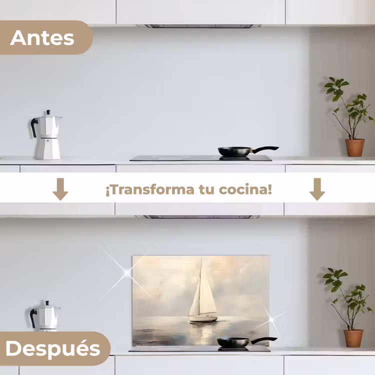Salpicaderos de cocina - Velero - Mar - Nublado — 7